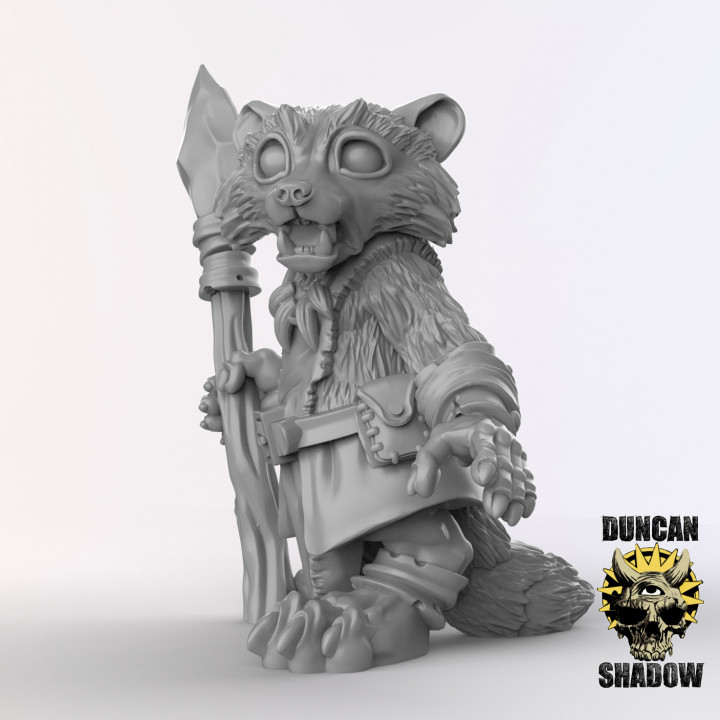 Racoon Folk Druids (pre supported) image