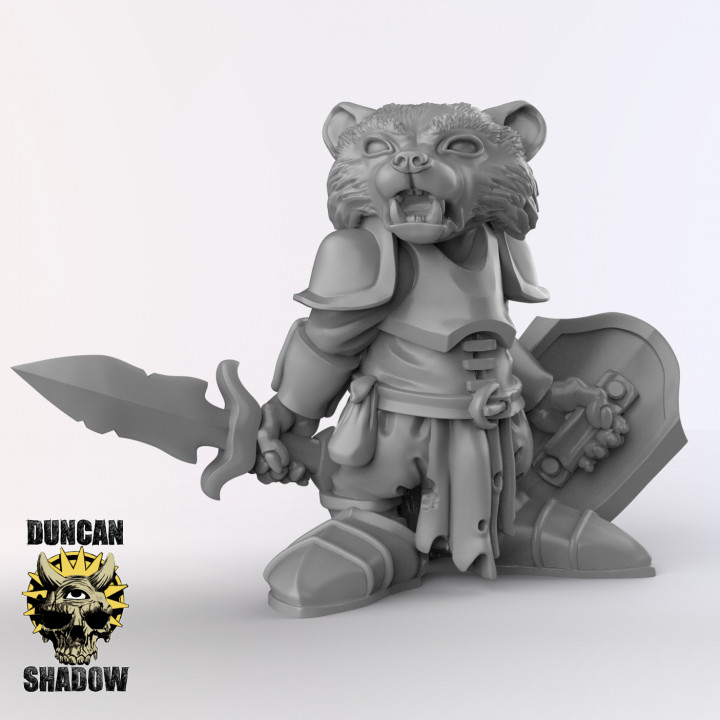 Racoon Folk Knights (pre supported) image