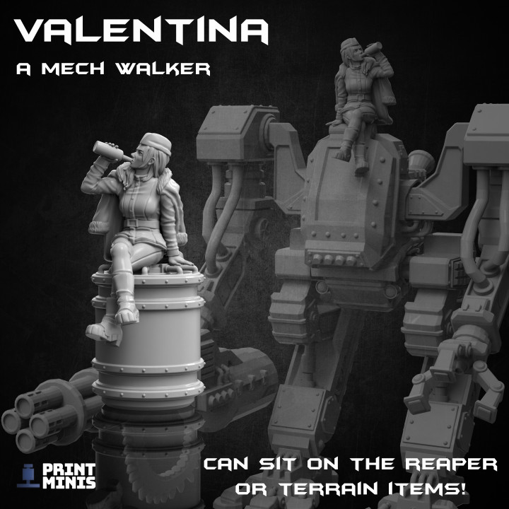 The Reaper Mech plus Valentina character - The Iron Guard Collection image