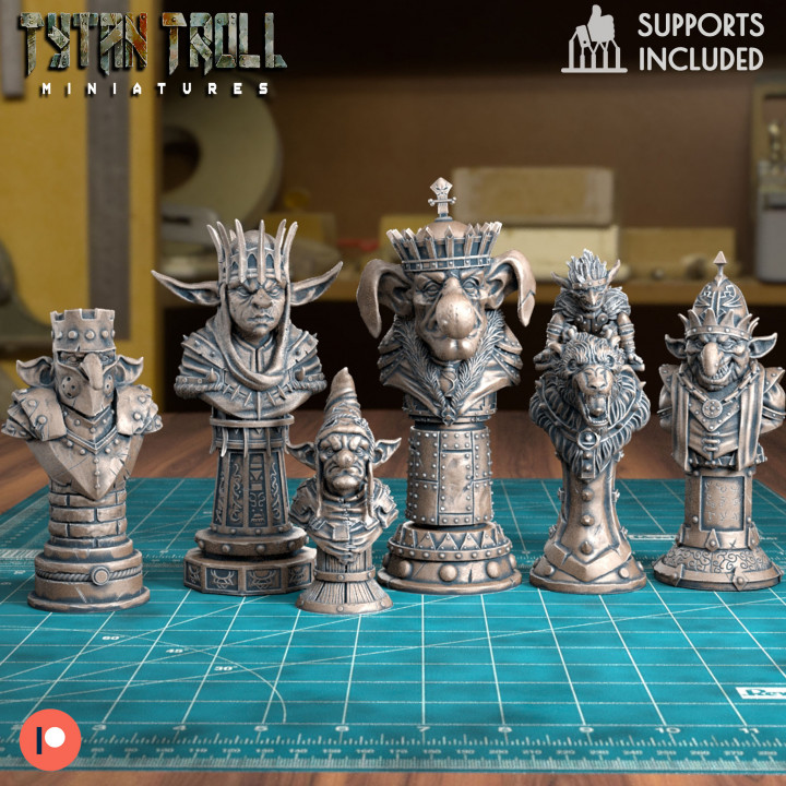 Goblin Chess Set [Pre-Supported] image