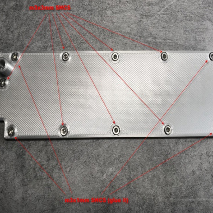 3D Printable Chevy LS3 (3/16) / Valley Plate remix by CANAVESE DANIEL