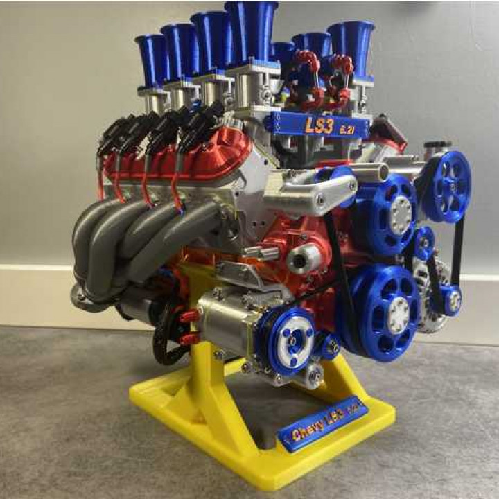 Chevy Camaro LS3 V8 Engine Remix image