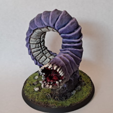 Picture of print of Purple worm