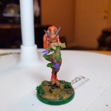 Picture of print of Fauna, Satyr Bard