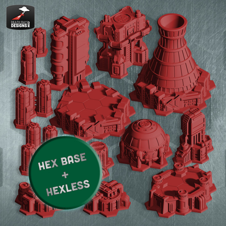 Hex City Industrial (Hex + Hexless) – Full Set image