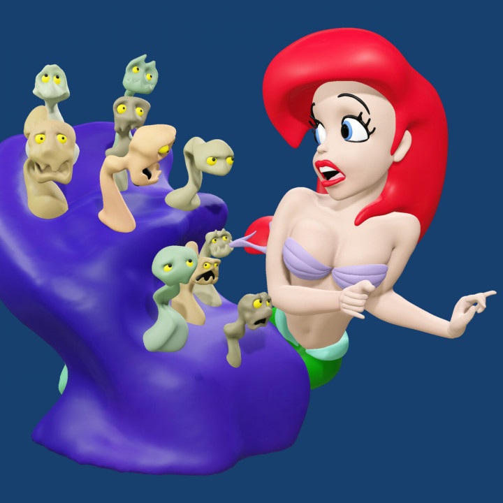 Ariel, The Little Mermaid Pin up image