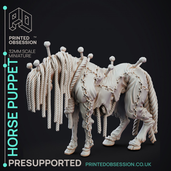 Horse Puppet - Puppet Masters Show - Pre Supported - 32mm Scale image