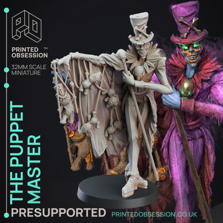 Puppet Masters show - 12 Models with stats and illustrations - Pre supported image