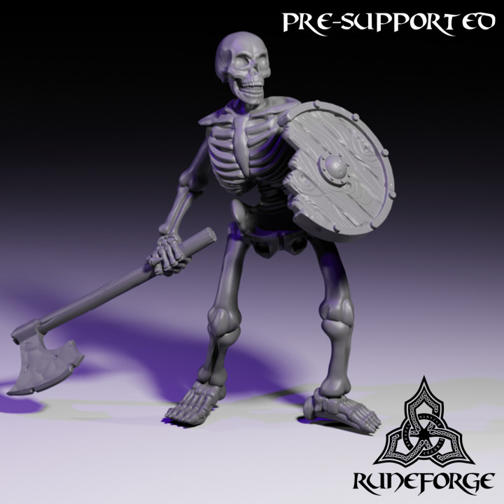Skeleton - Axe and Shield image