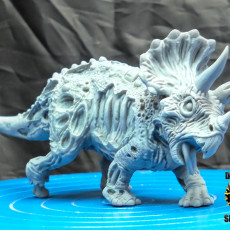 Picture of print of Undead Triceratops (pre supported)