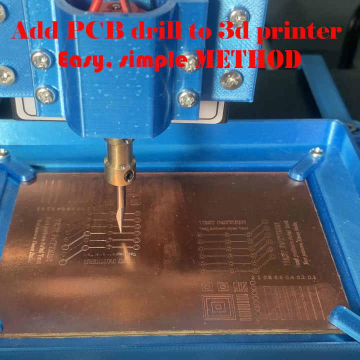 Add PCB drill and holder to 3d printer image