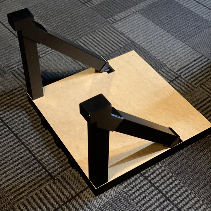 3D Printable IKEA LACK Table to Shelf Conversion Kit by Adam McDonnough