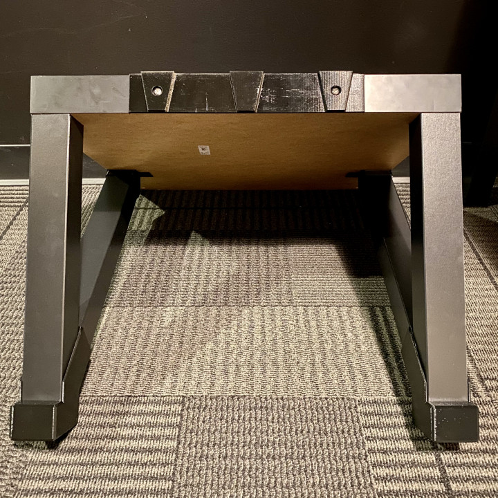 3D Printable IKEA LACK Table to Shelf Conversion Kit by Adam McDonnough