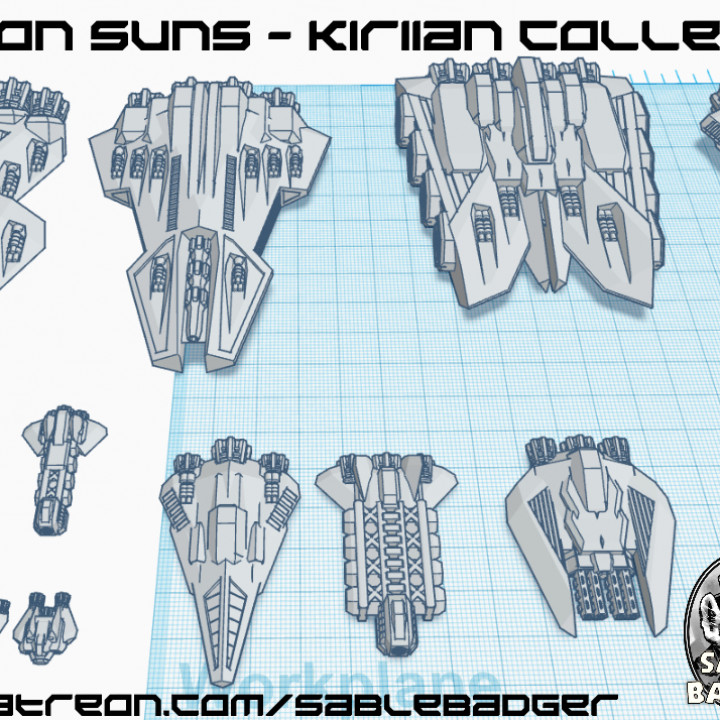 A Billion Suns - The Kiriian Collective Fleet of Spaceships image