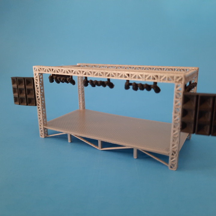 N Scale Concert Stage image
