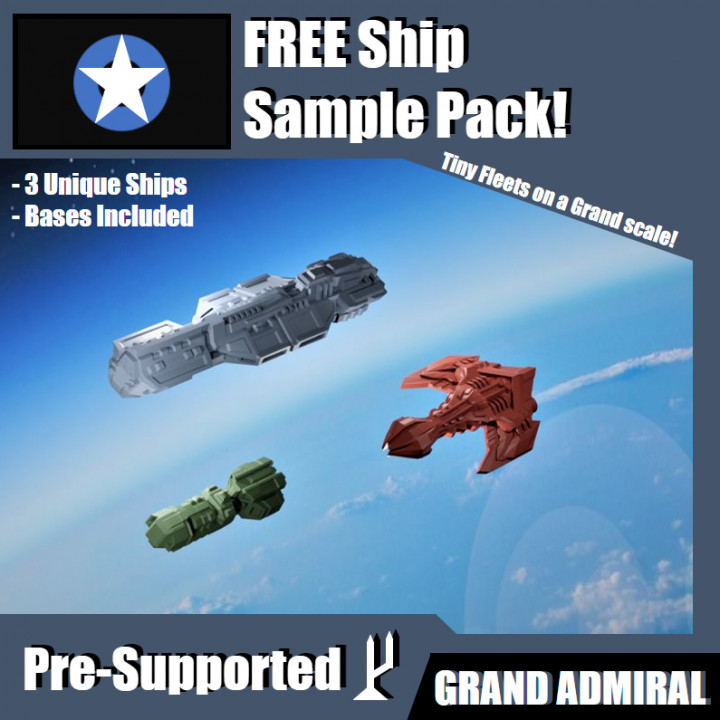 SCI-FI Ships Sample Pack - 1st releases Samples! - Presupported image
