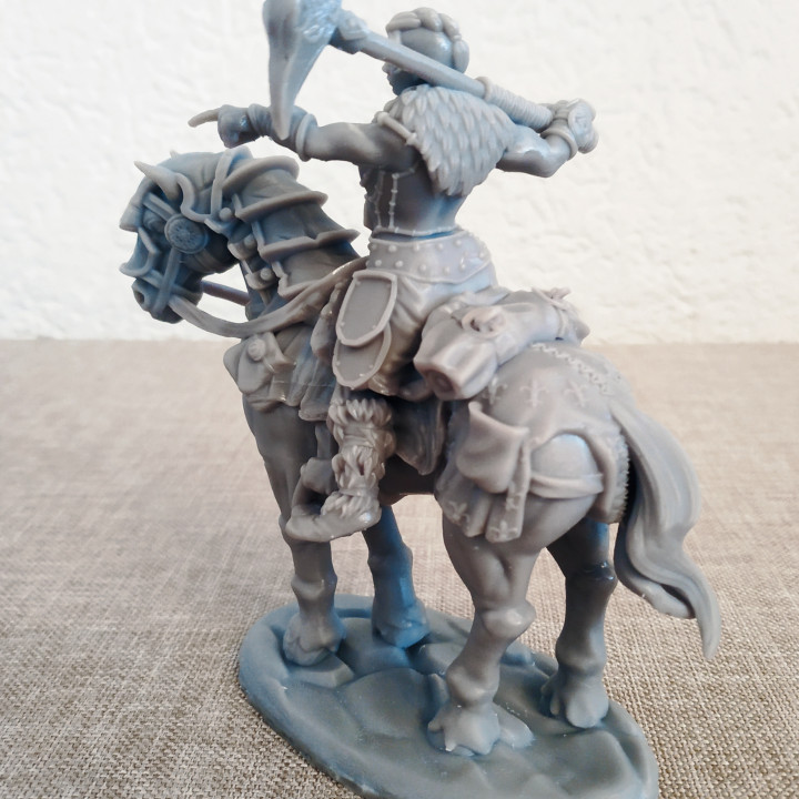 Female Barbarian on Horseback image