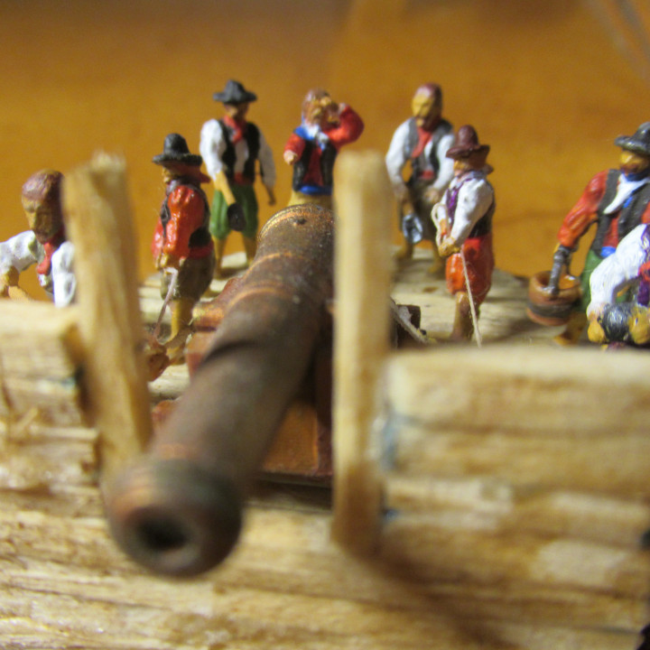 Cannon Crew for Model Ships 1560-1670 image