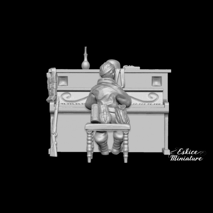 Exclusive Pianiste WW2 - 28mm for wargame image