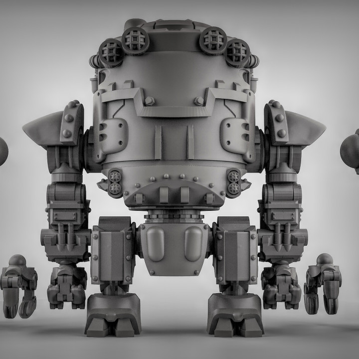 3D Printable Giant Robot by Duncan Shadow