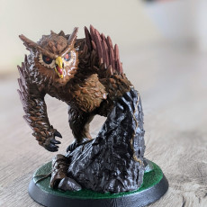 Picture of print of Owl Beast (Pre-Supported)