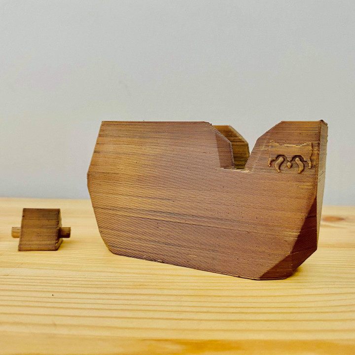 Wooden Tape Dispenser image