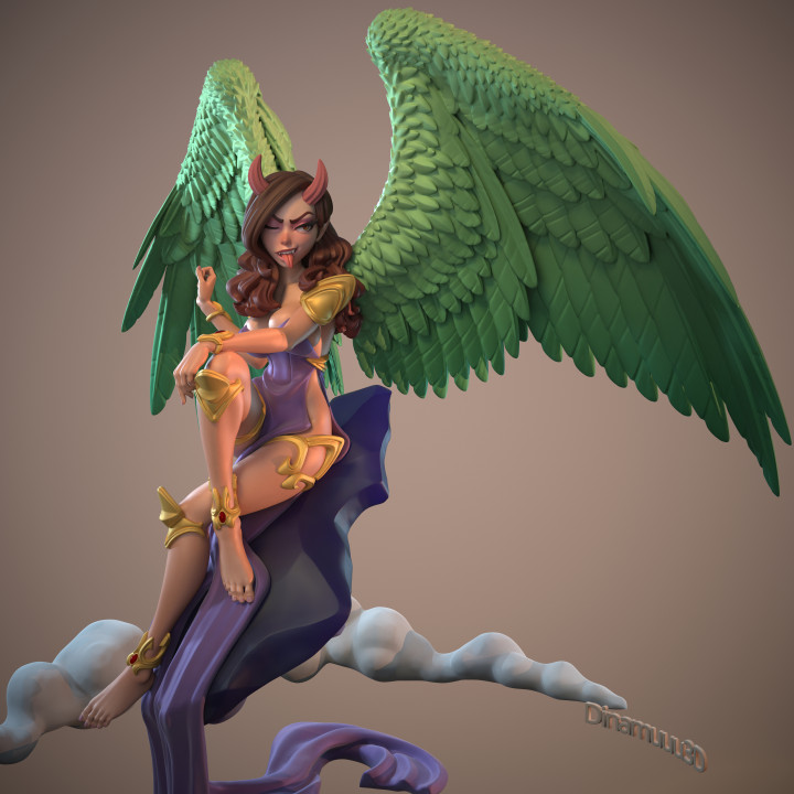 Angel/Demon Dinama 3D Print Model image