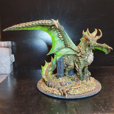 Picture of print of Gold dragon