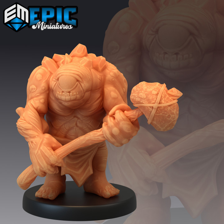 Dwarf Cyclops Hammer / One Eye Stone Creature / Angry Swamp Encounter image