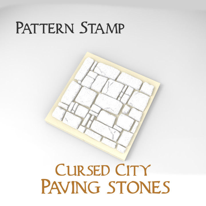 Textured Stamp : Cursed City Paving Stones image
