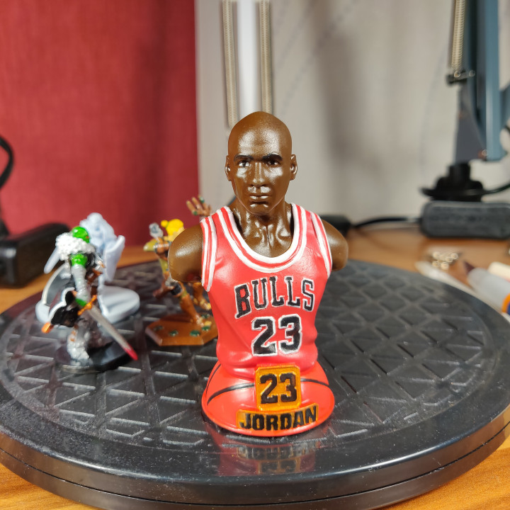 3D Printable Michael Jordan Chicago Bulls by tocans