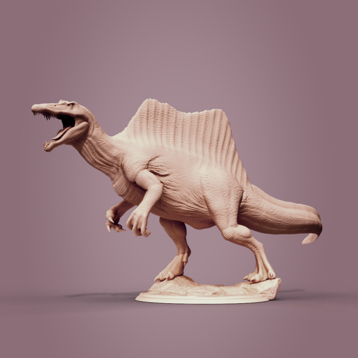 3D Printable Spinosaurus by clynche art