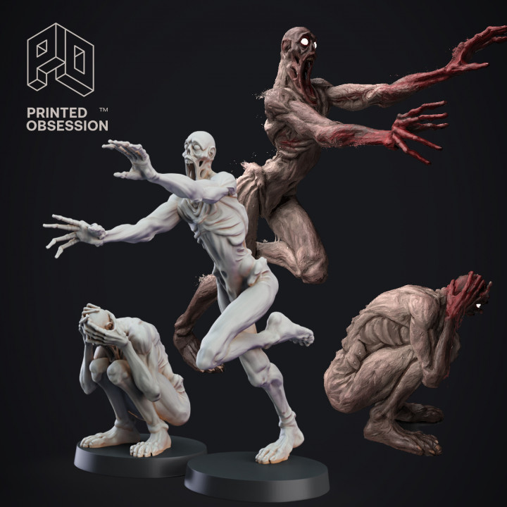 Cryptid & Skin Walkers - 10 Models with stats and illustrations - Pre supported image