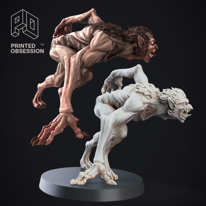 Cryptid & Skin Walkers - 10 Models with stats and illustrations - Pre supported image