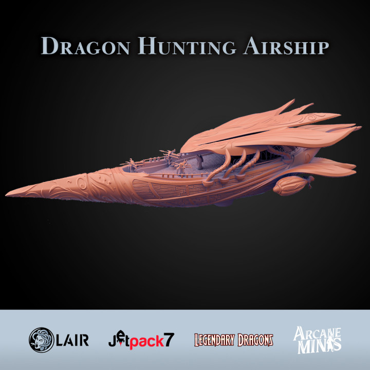 Legendary Dragons - Dragon hunting Airship's Cover