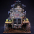 Imperial military force Heavily armored vehicle print image