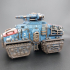 Imperial military force Heavily armored vehicle print image