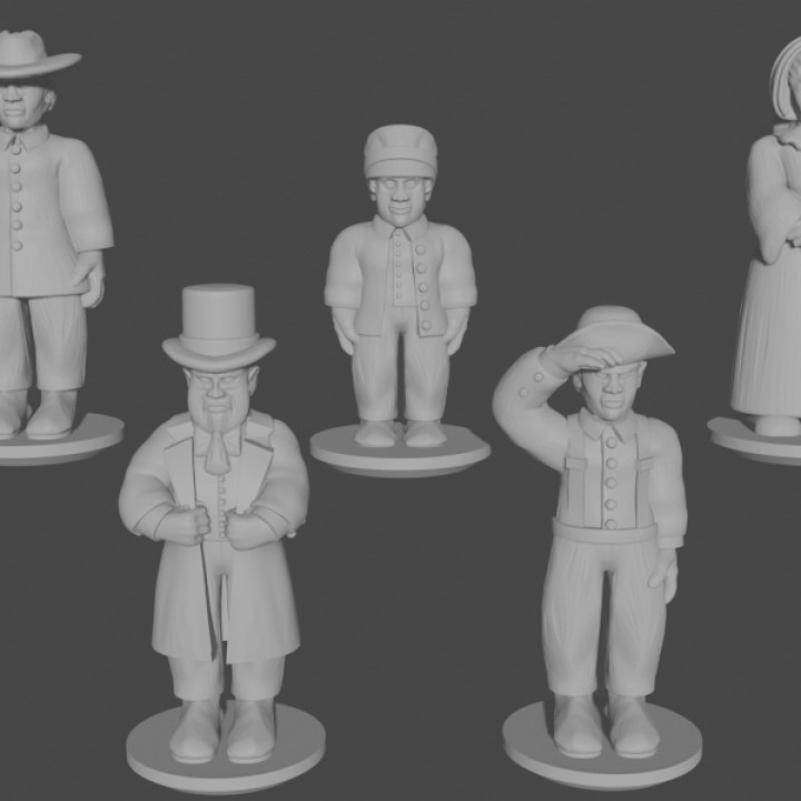 10-15mm American Civil War Civilians UA-39
