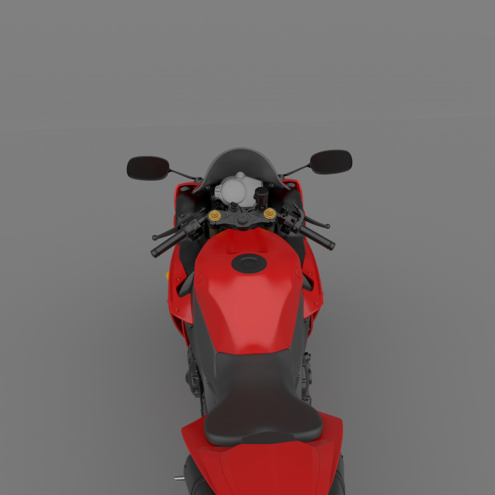 Sportbike YZF R1 2011-2014 3D Model Ready to Print STL File image