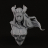 (Bust) Lysera, the Tiefling Druid (2 Versions) print image