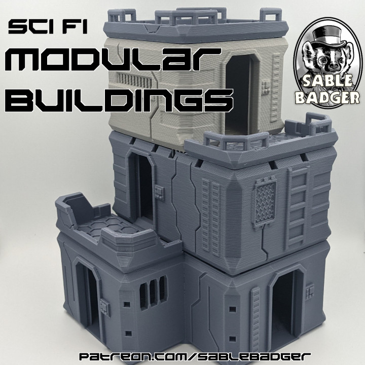 Sci Fi - Modular Buildings set 1 image