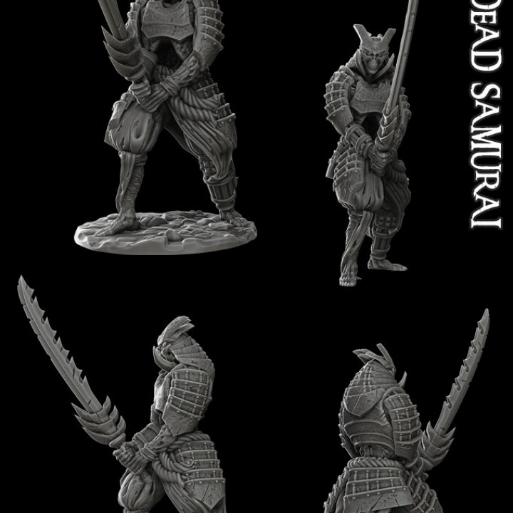 3D Printable Undead Samurai by RocketPigGames