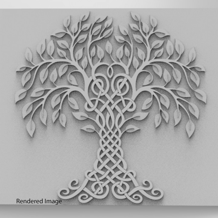 Tree of Life - Celtic Relief image
