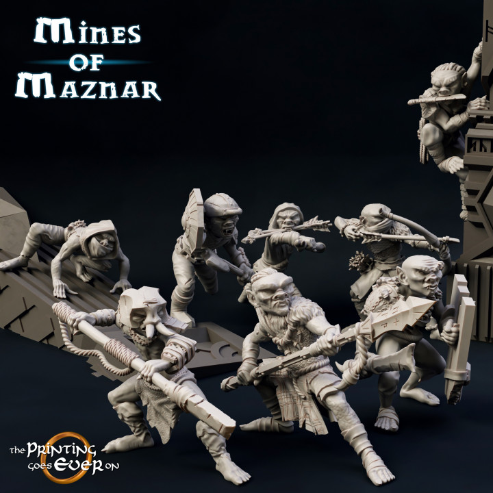 Maznar Goblins Bundle - Presupported image