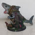 Sharkman , Shark pirate abomination print image