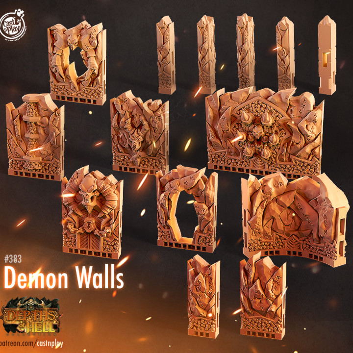 Demonic Walls (Pre-Supported) image