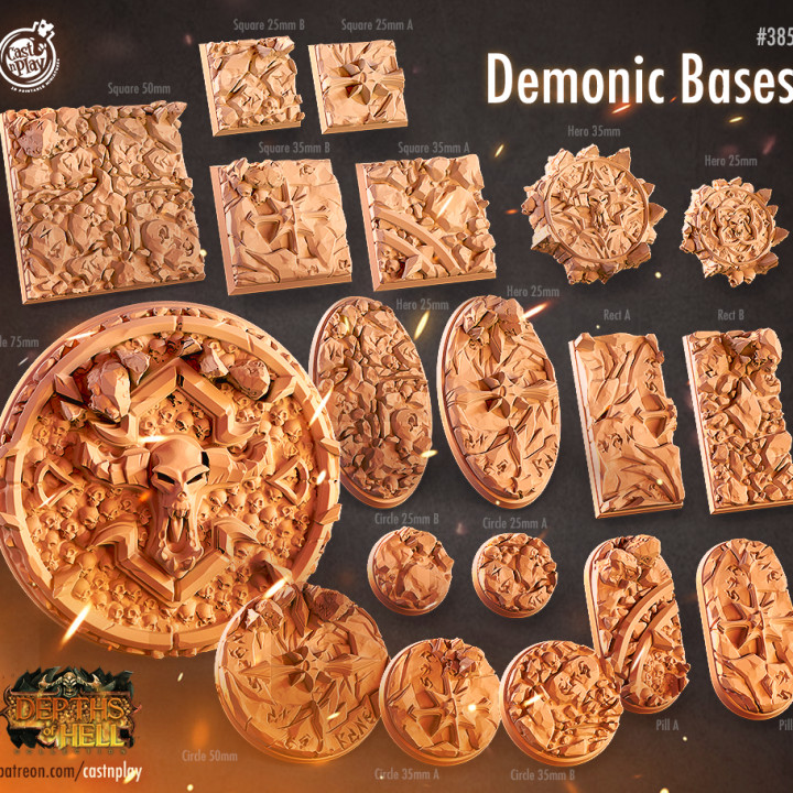 Demonic Bases (Pre-Supported) image