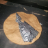 Crashed Imperial Star Destroyer Diorama print image