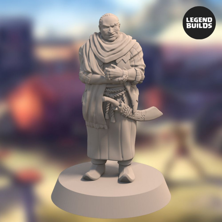 Babak “the Boss” – 3D printable miniature – STL file image