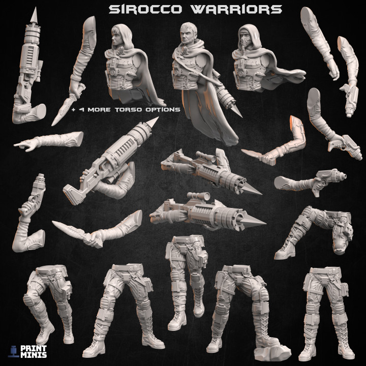 Sirocco Desert Warriors (modular) - Dimozian Sands Collection image